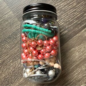 Semi Small Jar of Mystery Jewelry